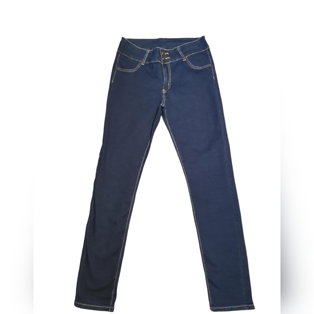 FAUX JEAN LEGGINGS M